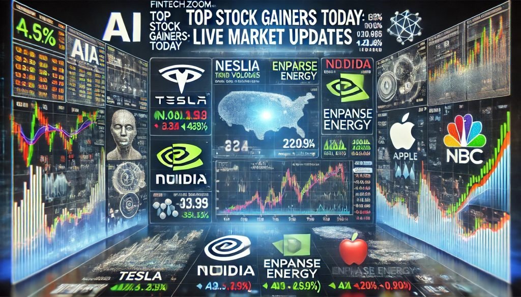 FintechZoom.com Top Stock Gainers Today
