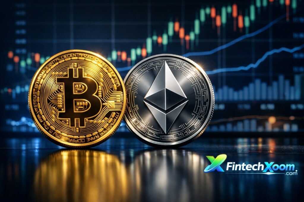 Bitcoin and Ethereum price trends and cryptocurrency market analysis