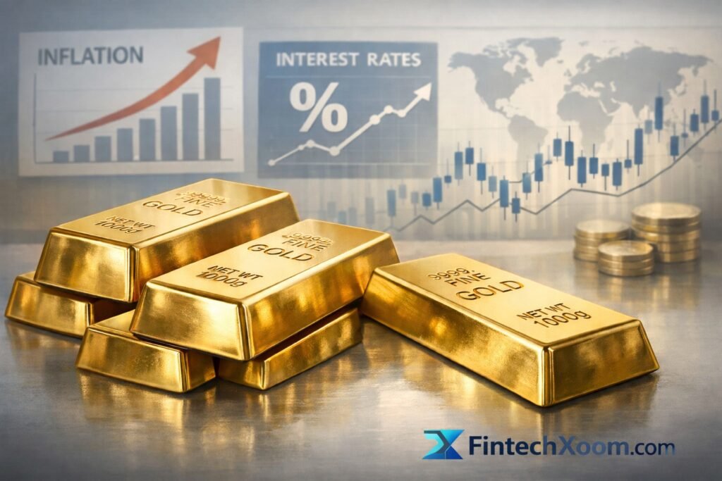 gold prices reacting to inflation and interest rates