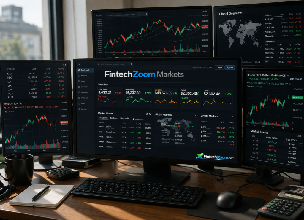 FintechZoom.com markets